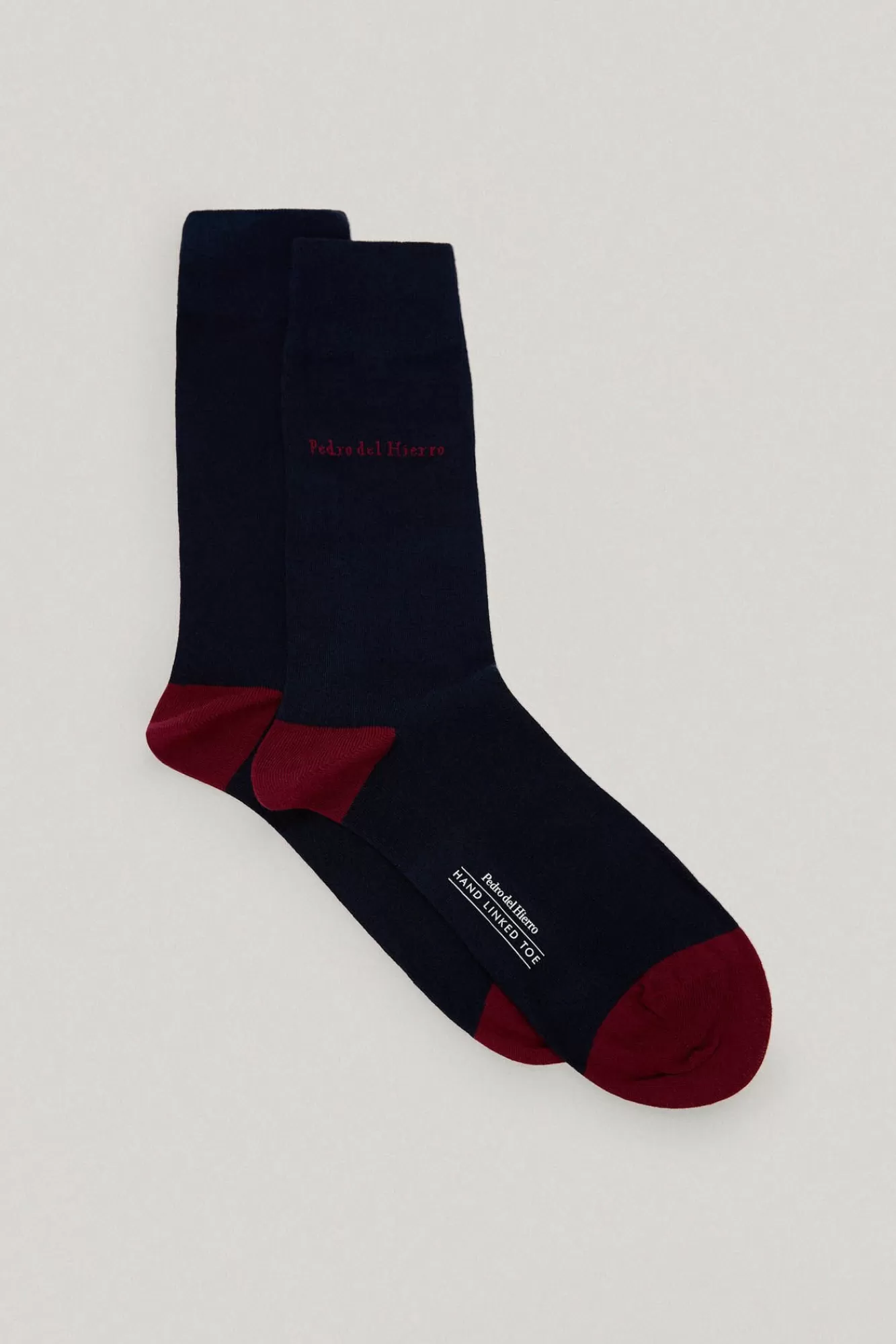 New Pedro del Hierro Plain Sports Socks Blue