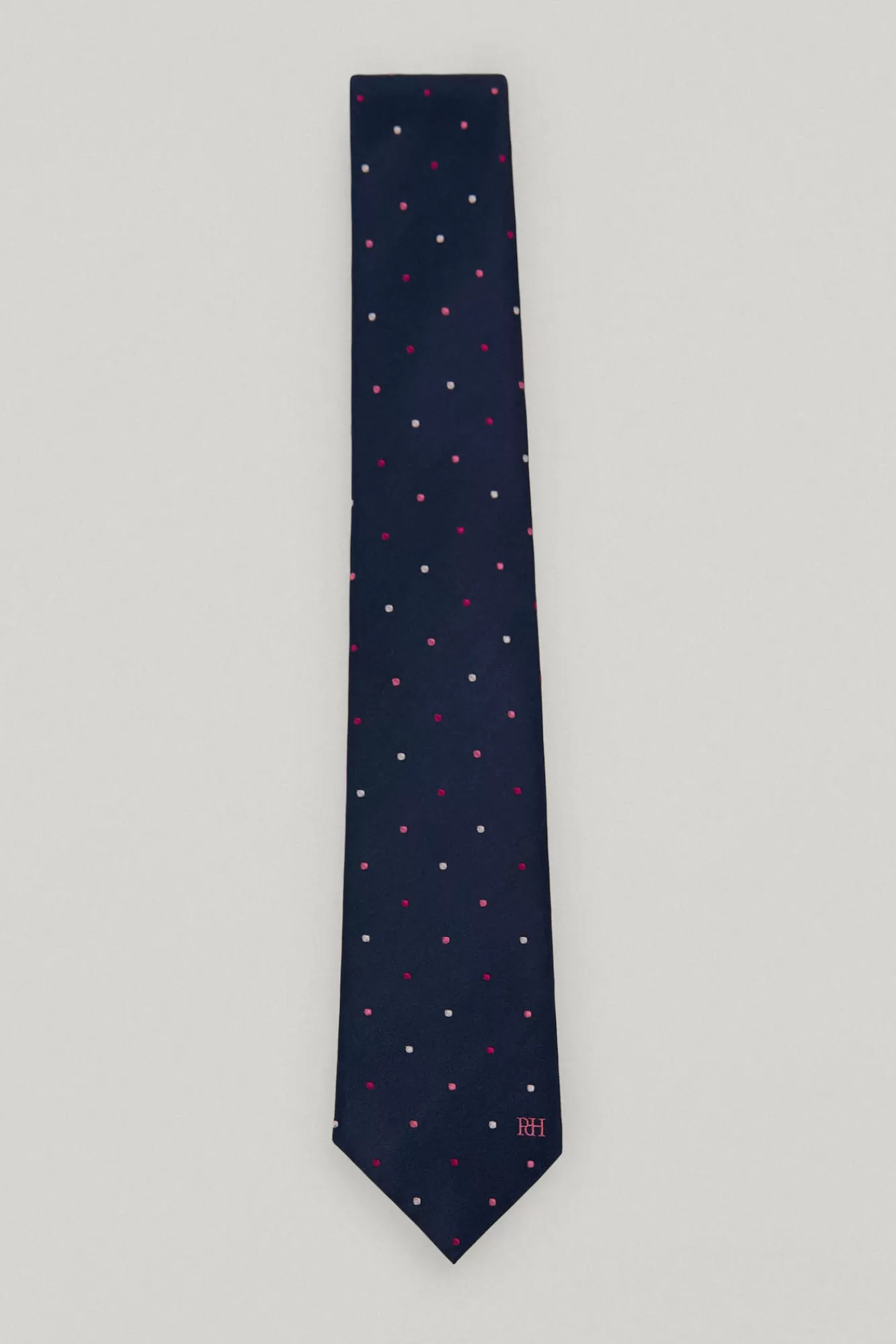 Discount Pedro del Hierro Polka-Dot Silk Tie Blue