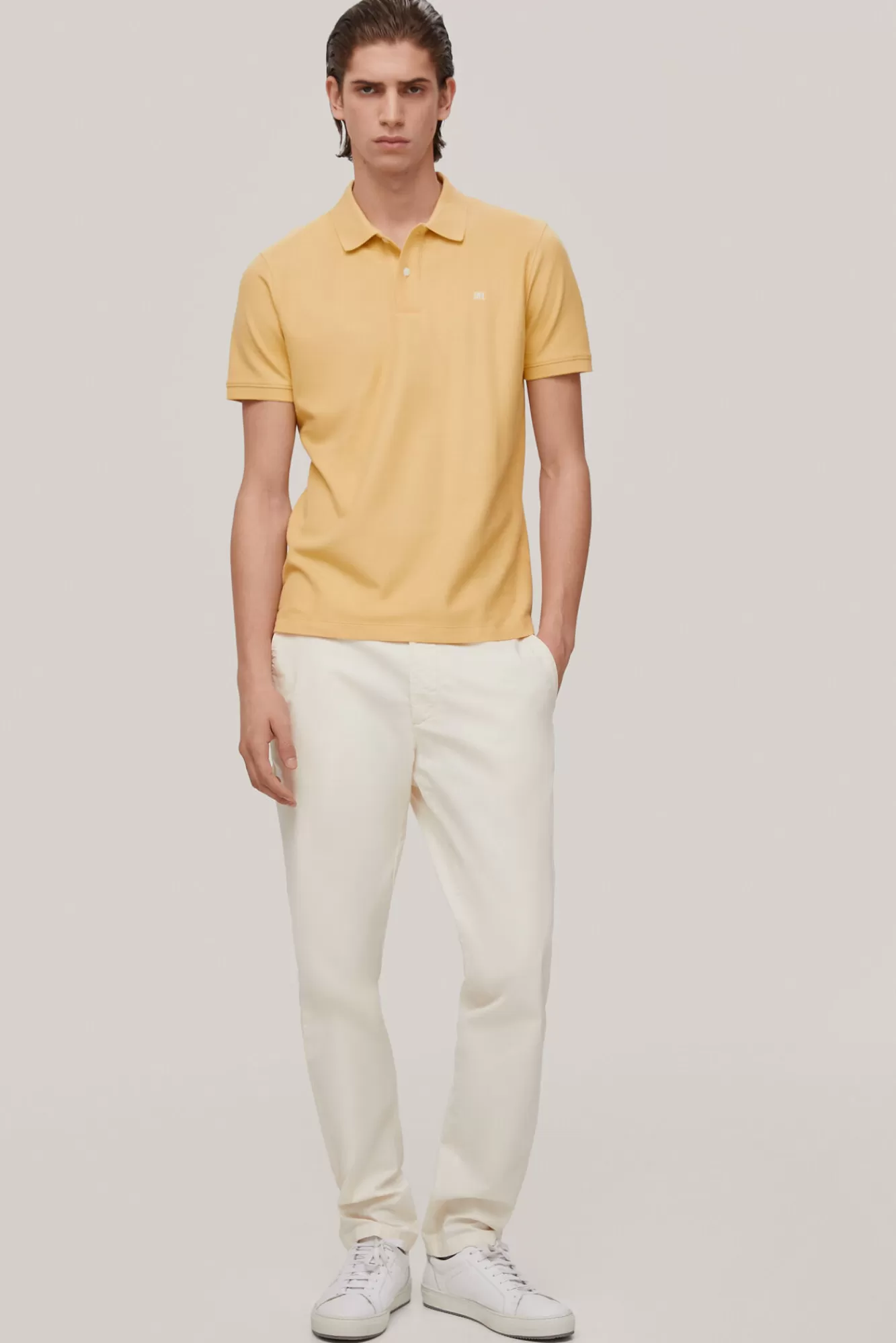 Online Pedro del Hierro Polo Pique Logo Yellow