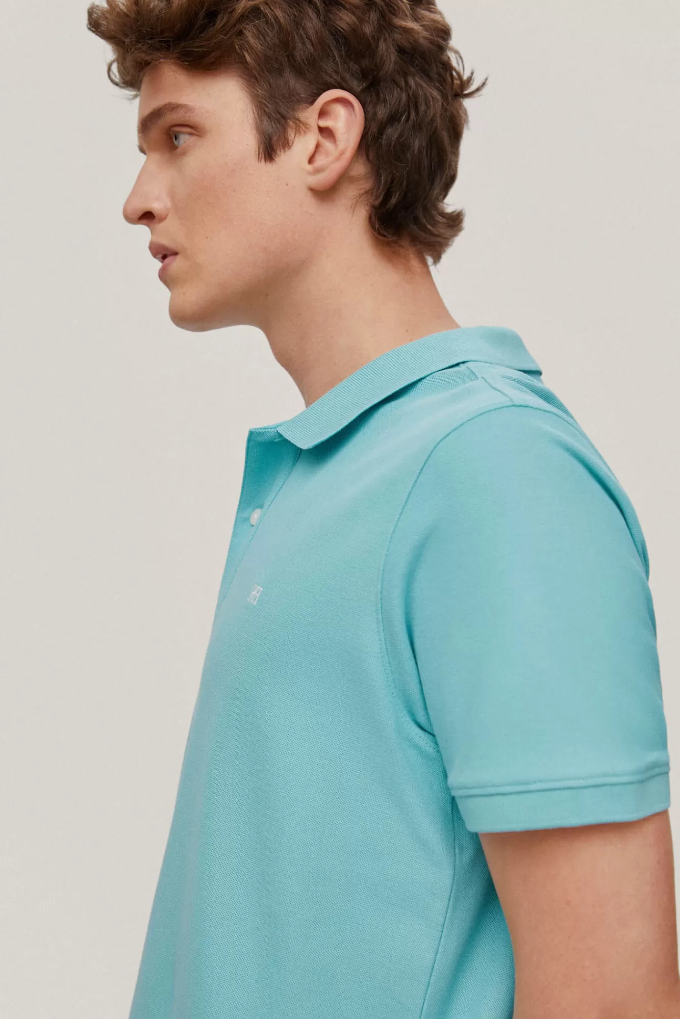 Cheap Pedro del Hierro Polo Pique Logo Blue