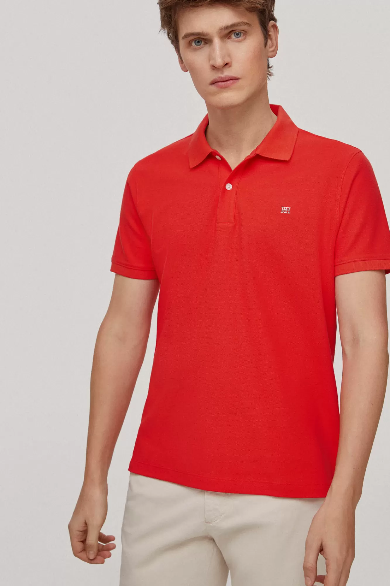 Store Pedro del Hierro Polo Slim Fit Anti-Odor Orange