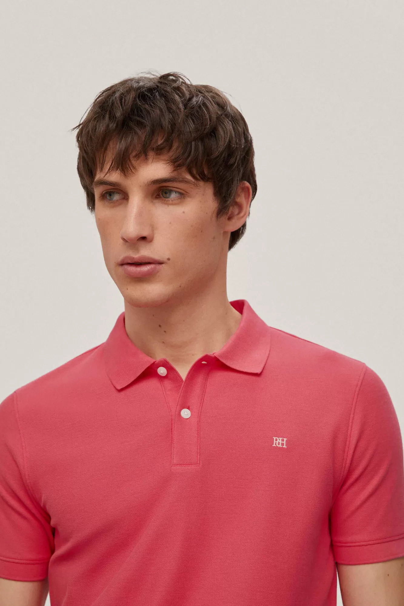 Online Pedro del Hierro Polo Slim Fit Anti-Odor Coral