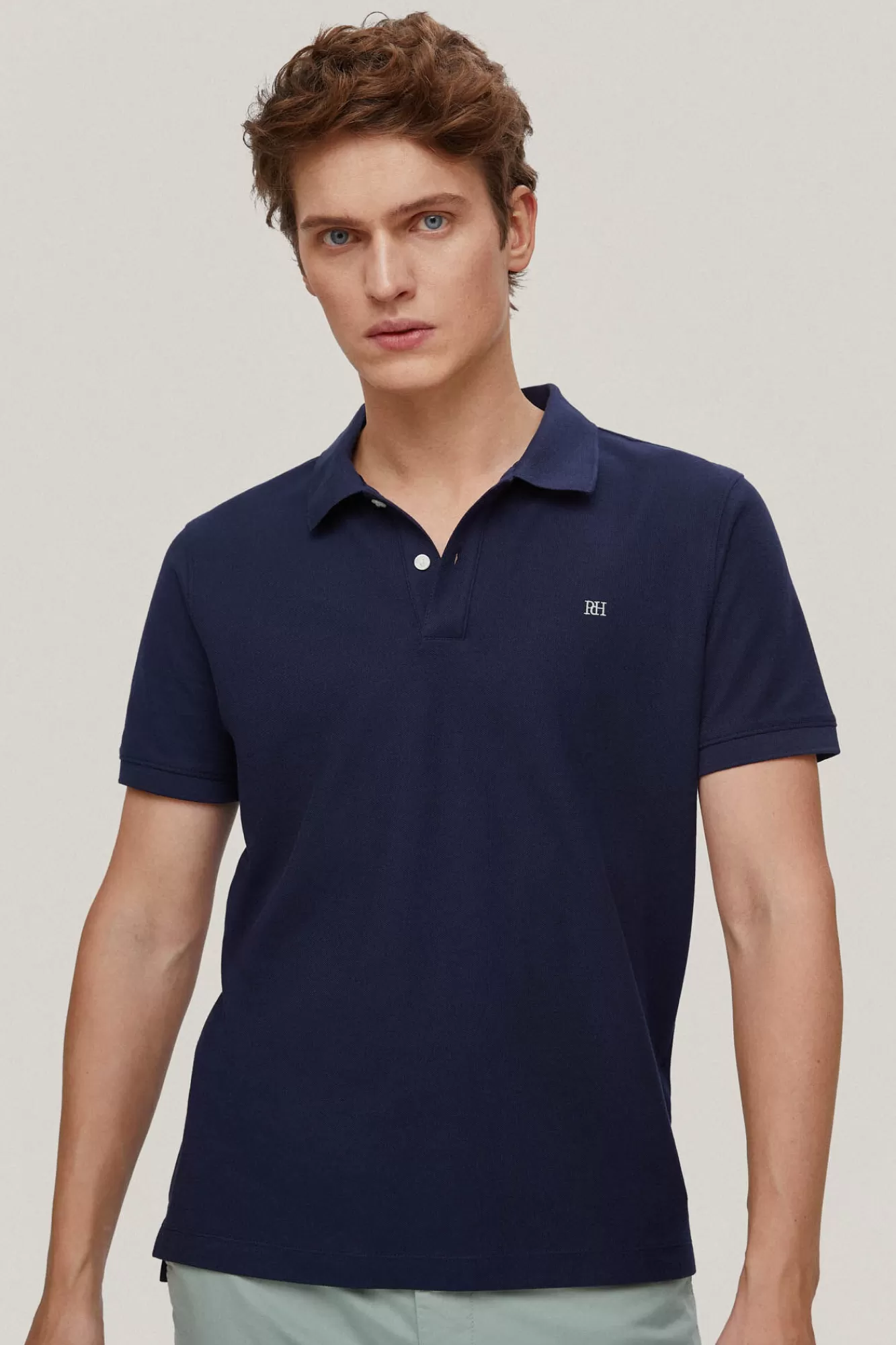 Online Pedro del Hierro Polo Slim Fit Anti-Odor Blue