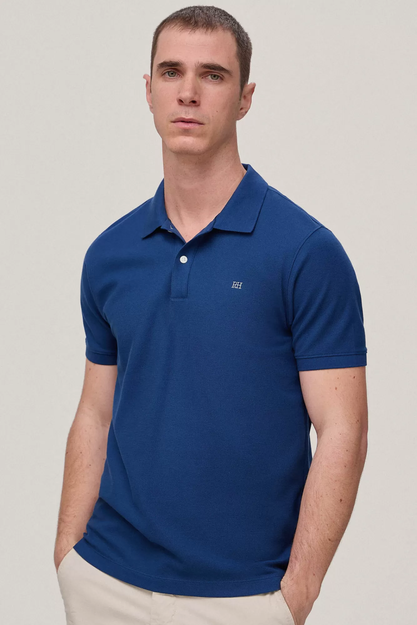 Best Pedro del Hierro Polo Slim Fit Anti-Odor Blue