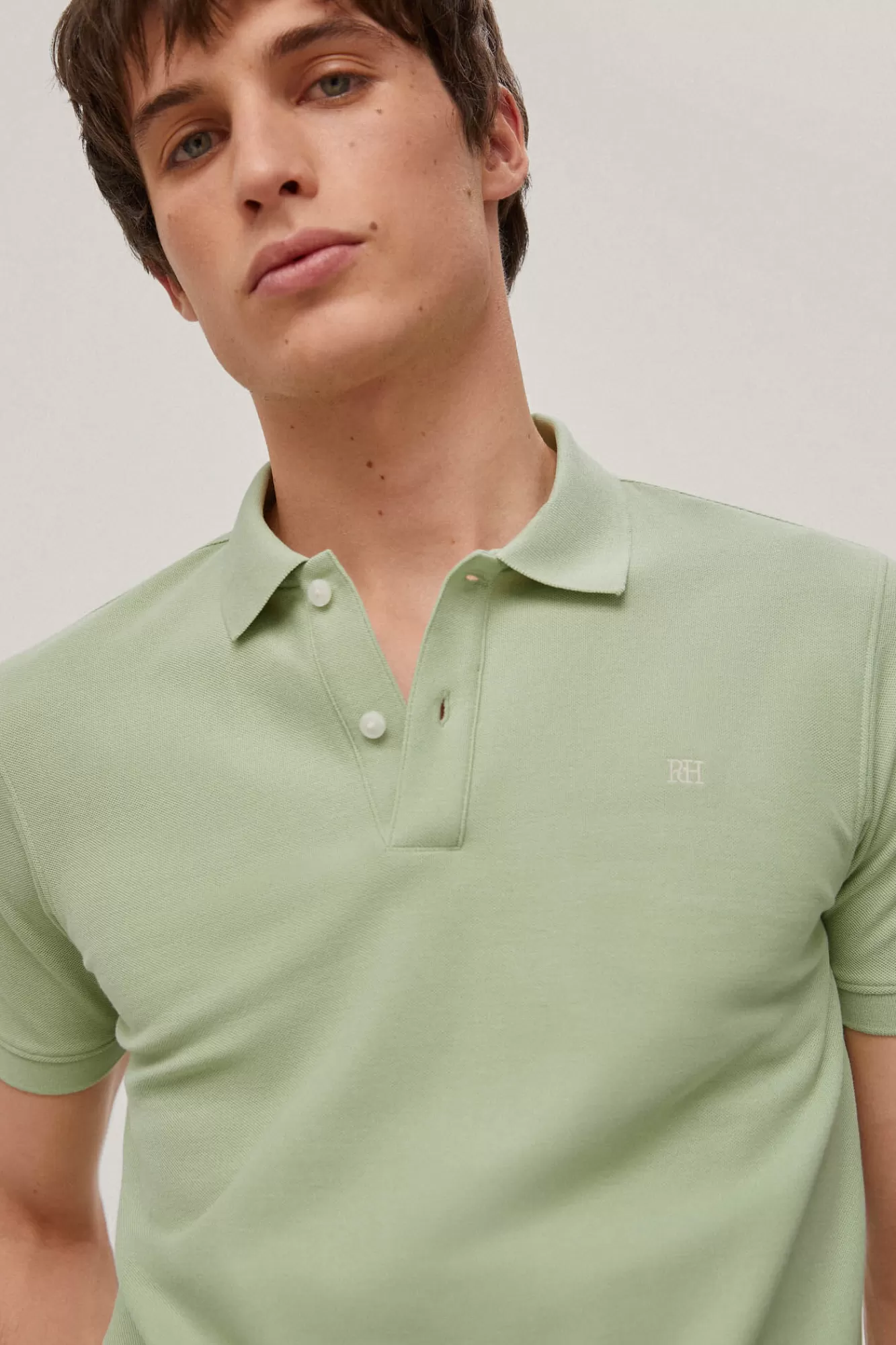 Store Pedro del Hierro Polo Slim Fit Anti-Odor Green