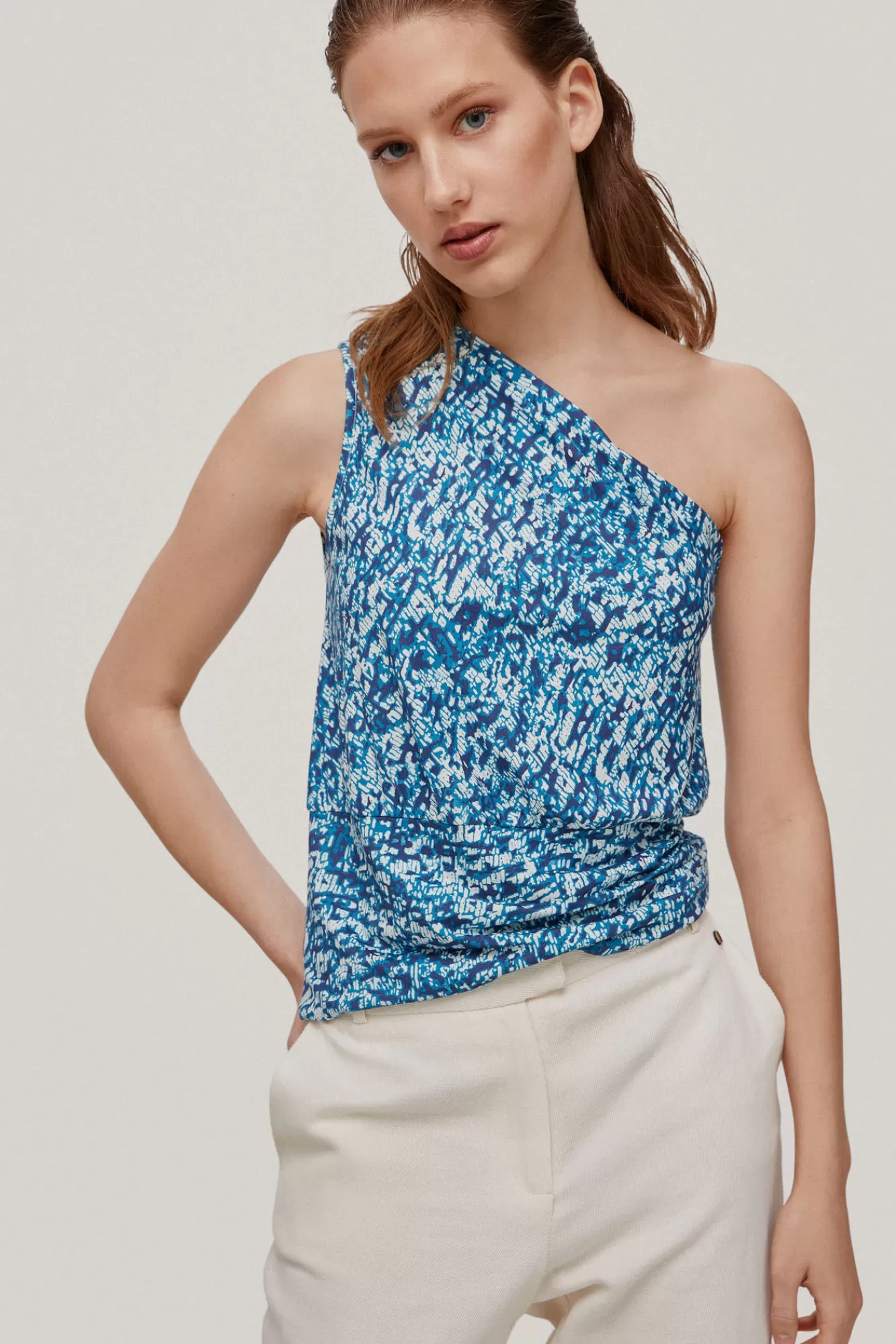 Online Pedro del Hierro Printed Asymmetric Vest Top Several