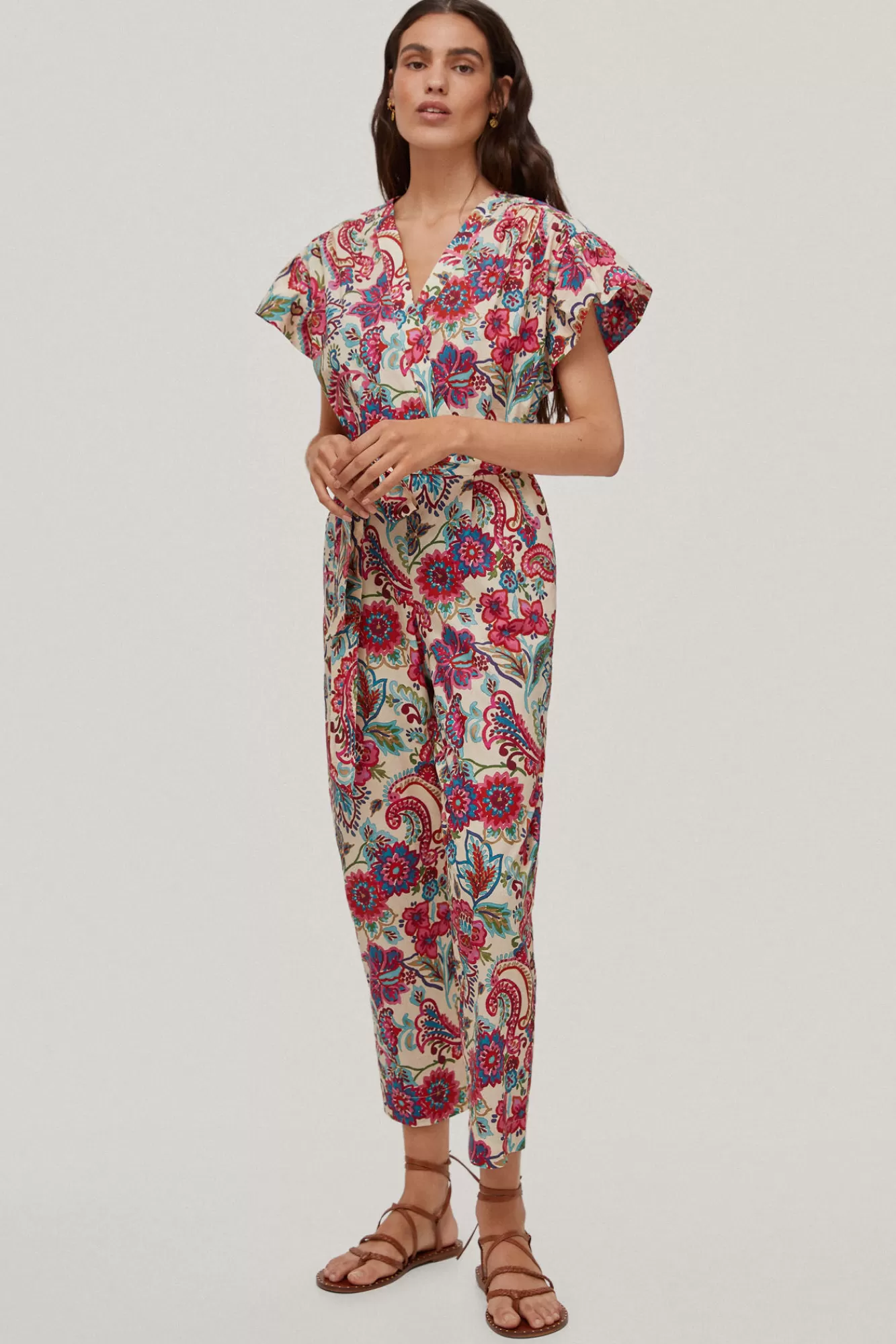 Hot Pedro del Hierro Printed Crossover Jumpsuit. Several