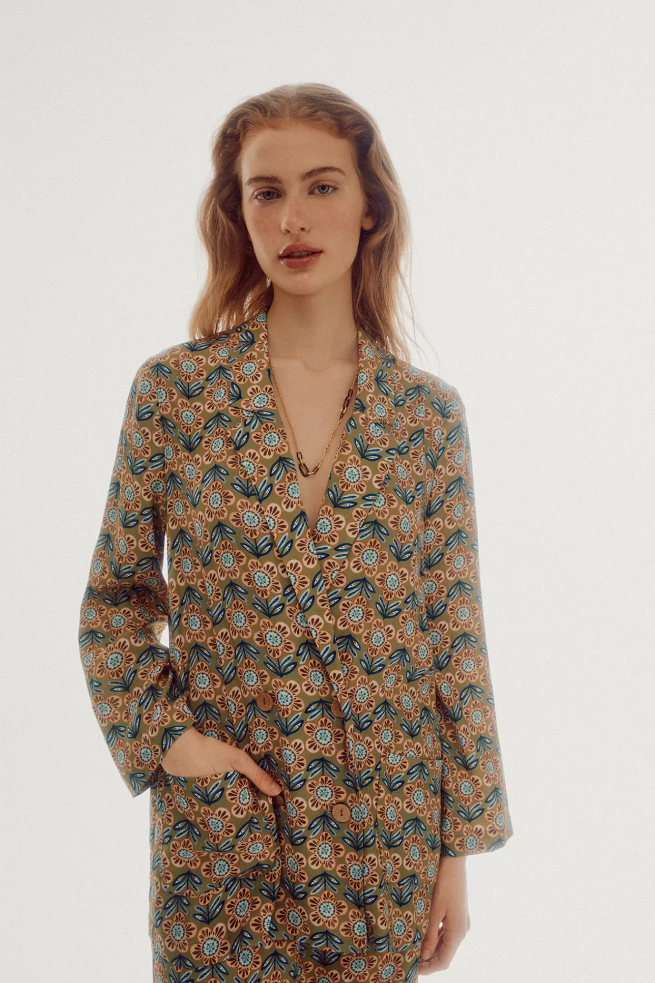 Store Slowlove Printed Fluid Blazer Multicolour