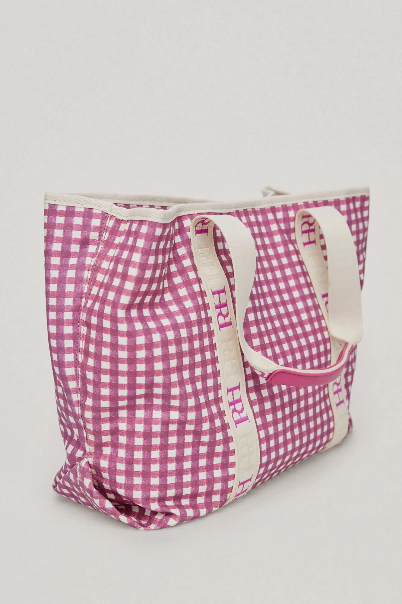 Best Pedro del Hierro Printed Logo Straps Shopper Bag Pink