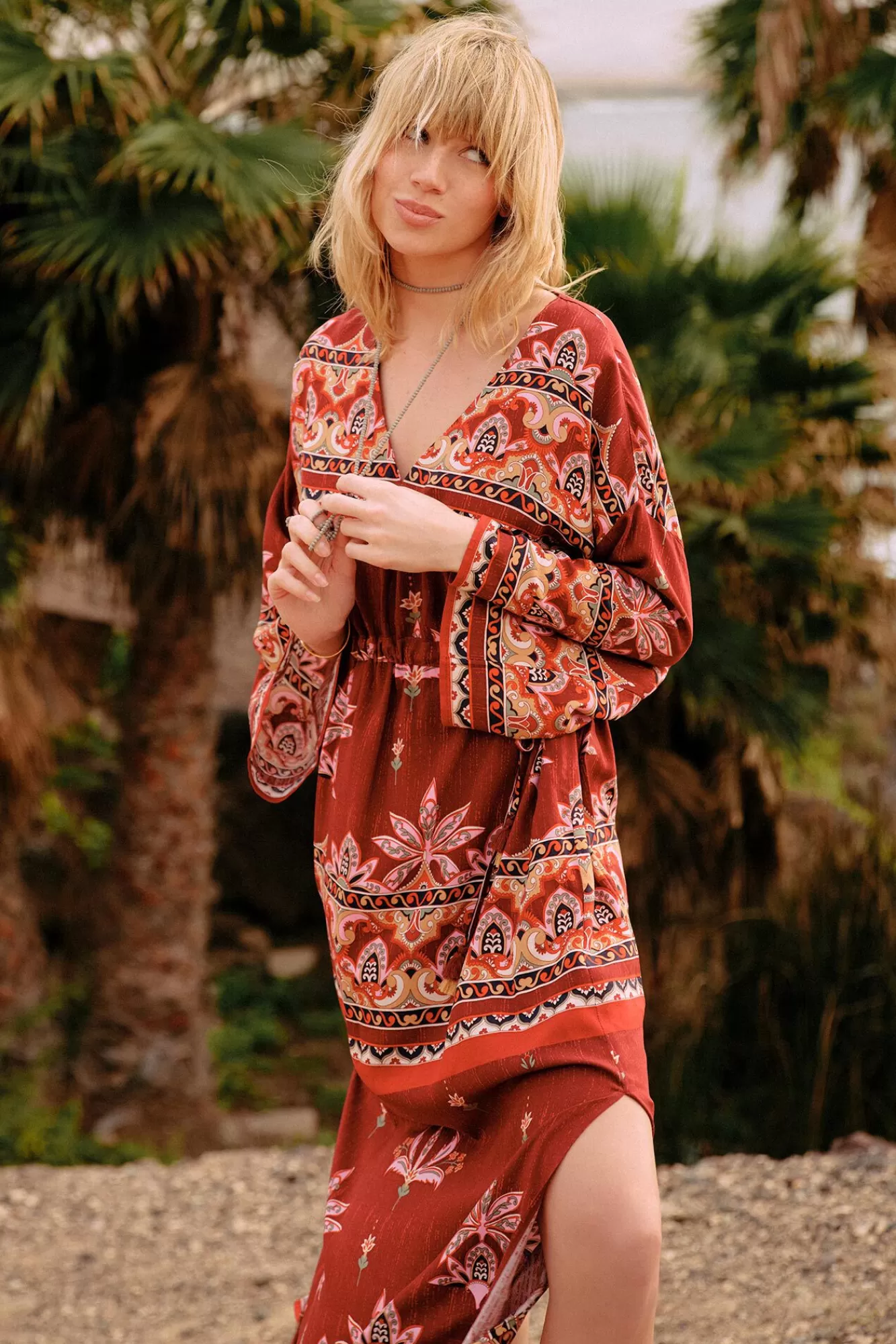 Sale Slowlove Printed Tunic Dress Multicolour