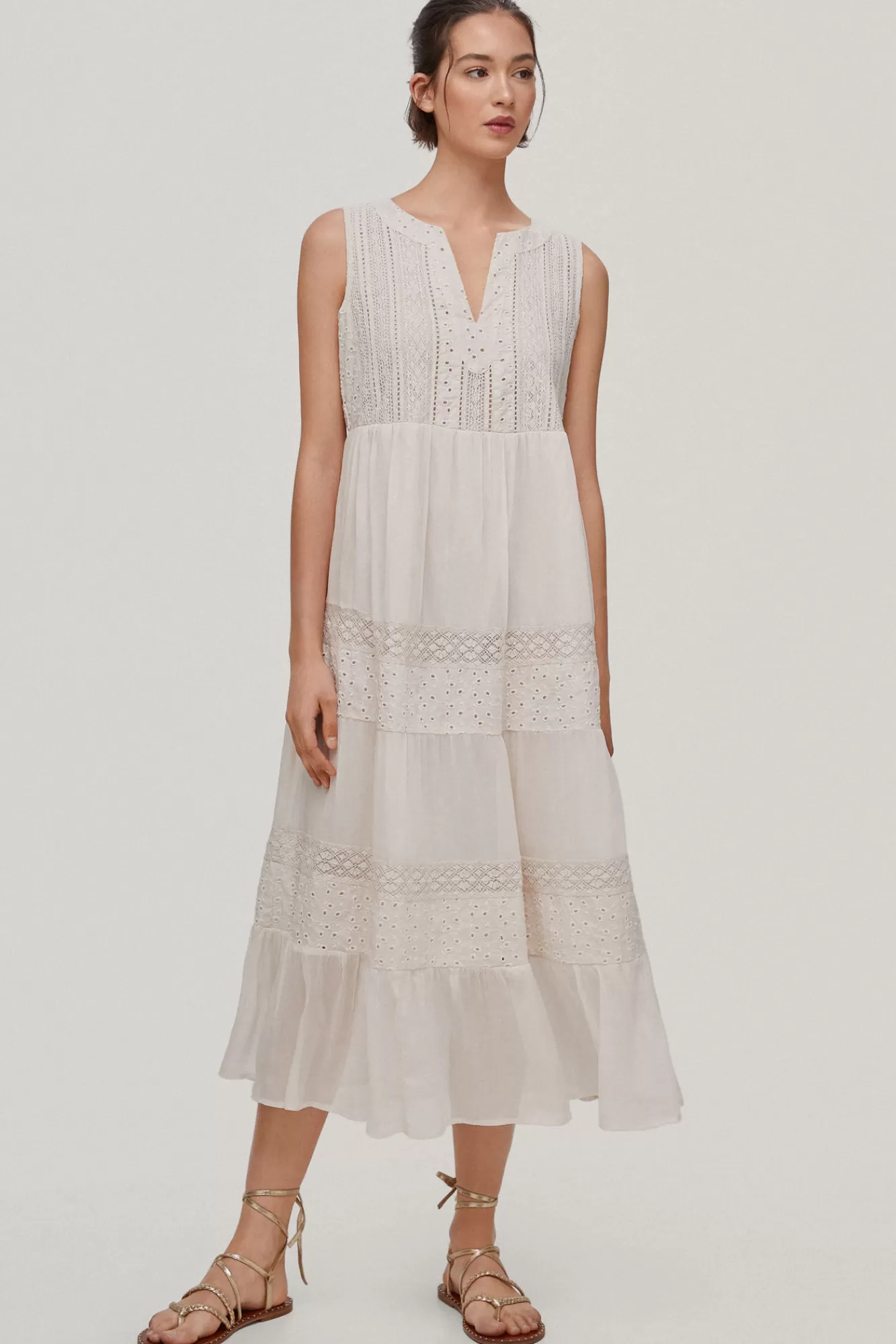 Hot Pedro del Hierro Romantic Dress Beige