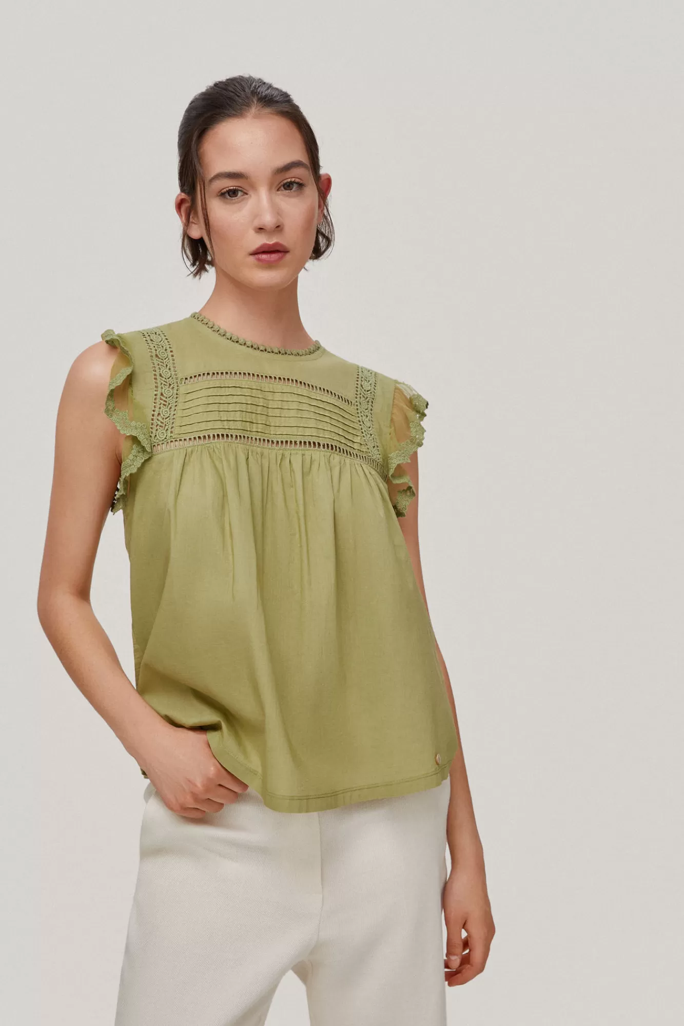 Hot Pedro del Hierro Romantic T-Shirt Green