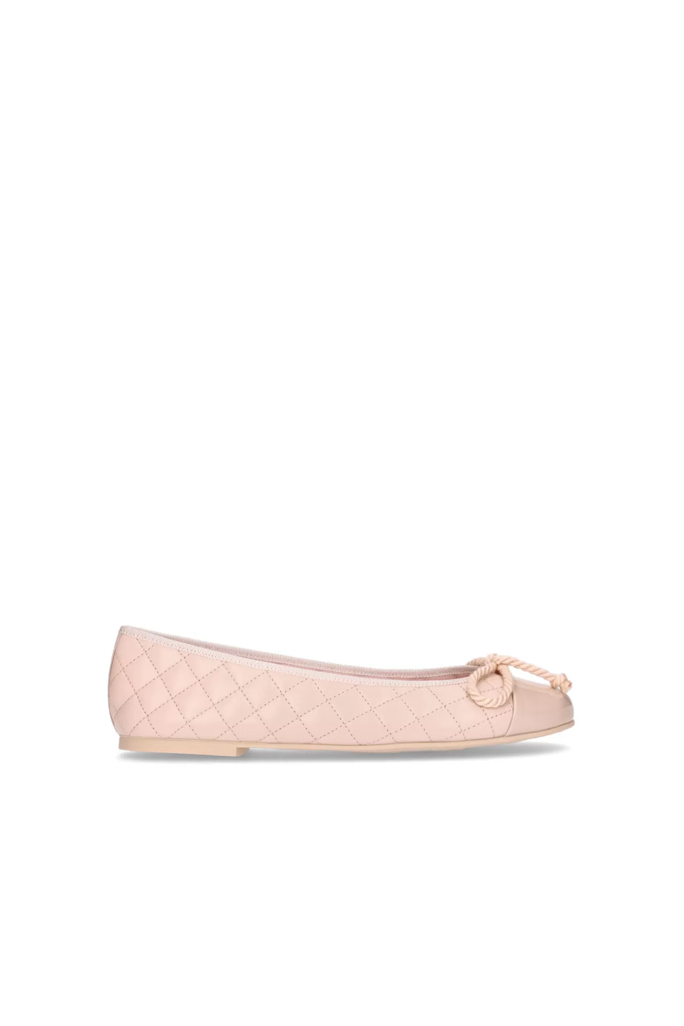 Cheap Pretty Ballerinas Rosario Ballerina In Quilted Nappa Pink