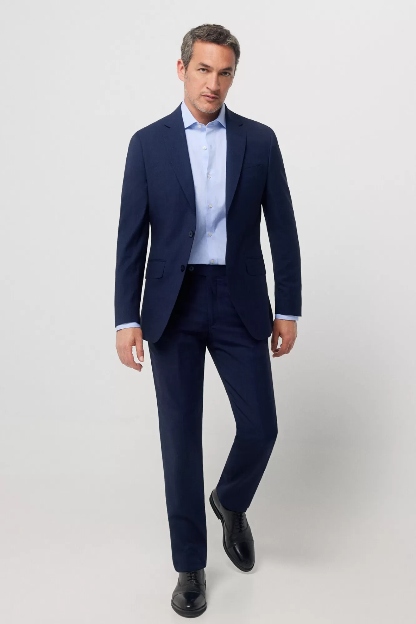 Best Sale Cortefiel Serie Xxi Checked Trousers Navy