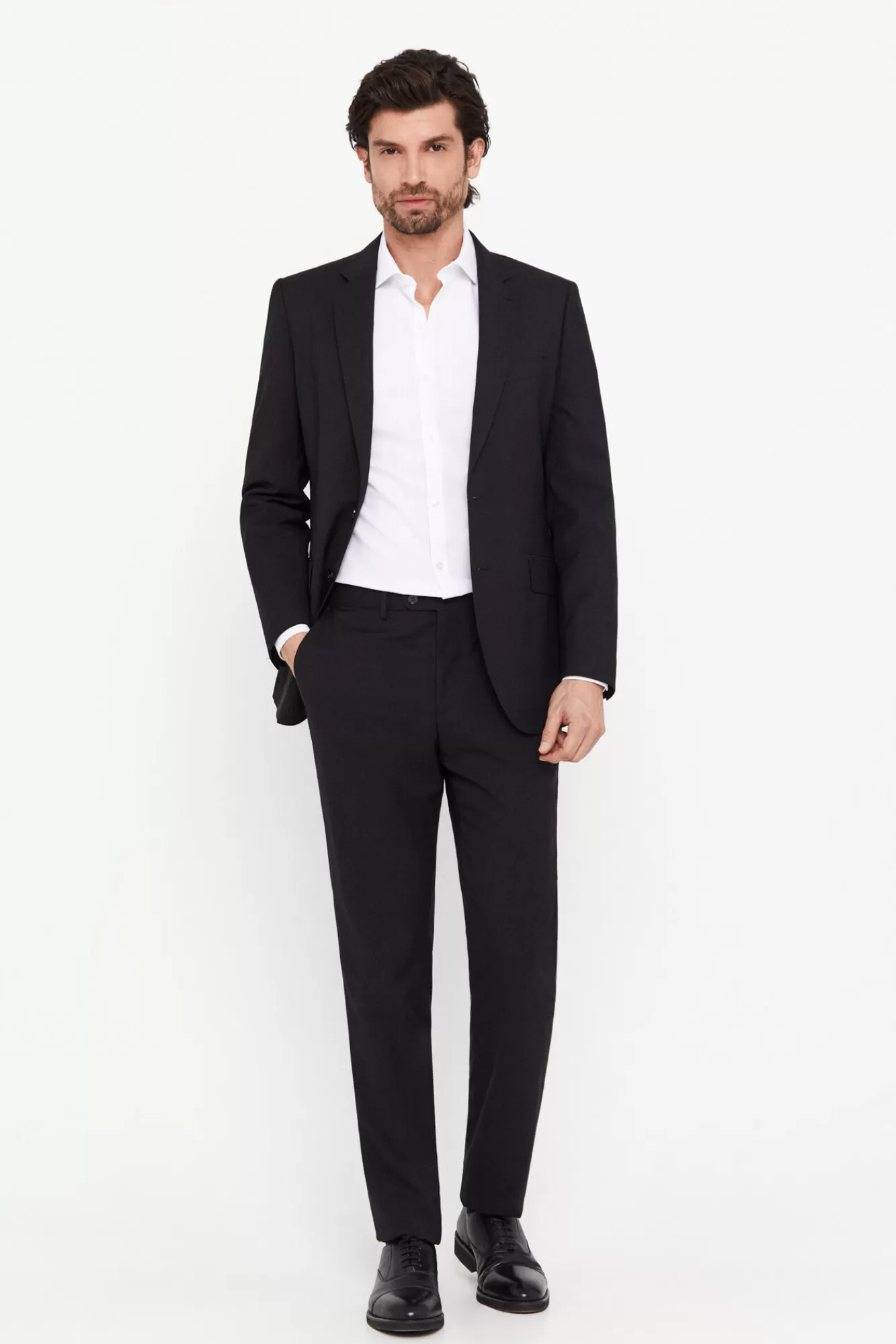 Best Cortefiel Series Xxi Suit Trousers Black