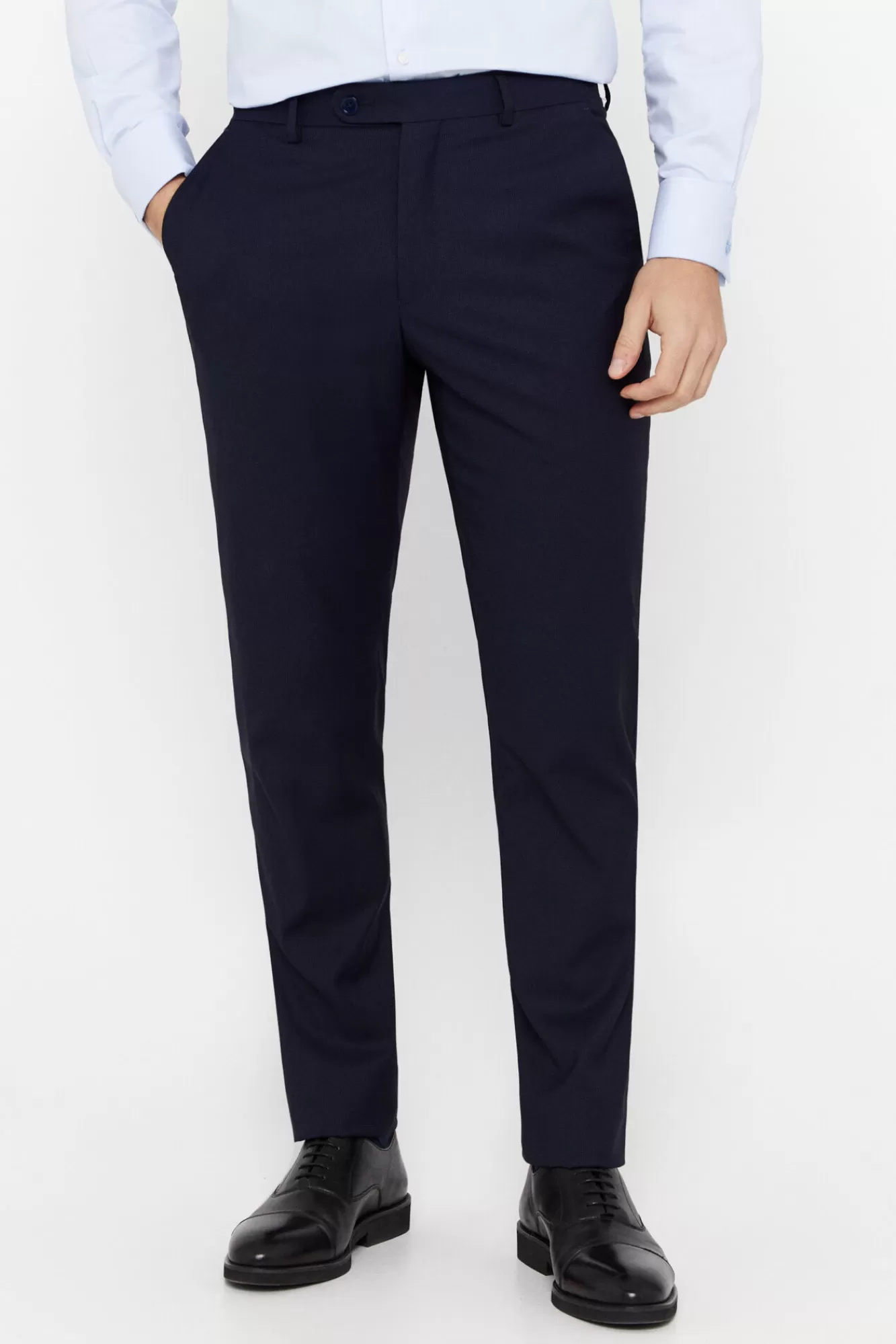 Hot Cortefiel Series Xxi Suit Trousers Navy