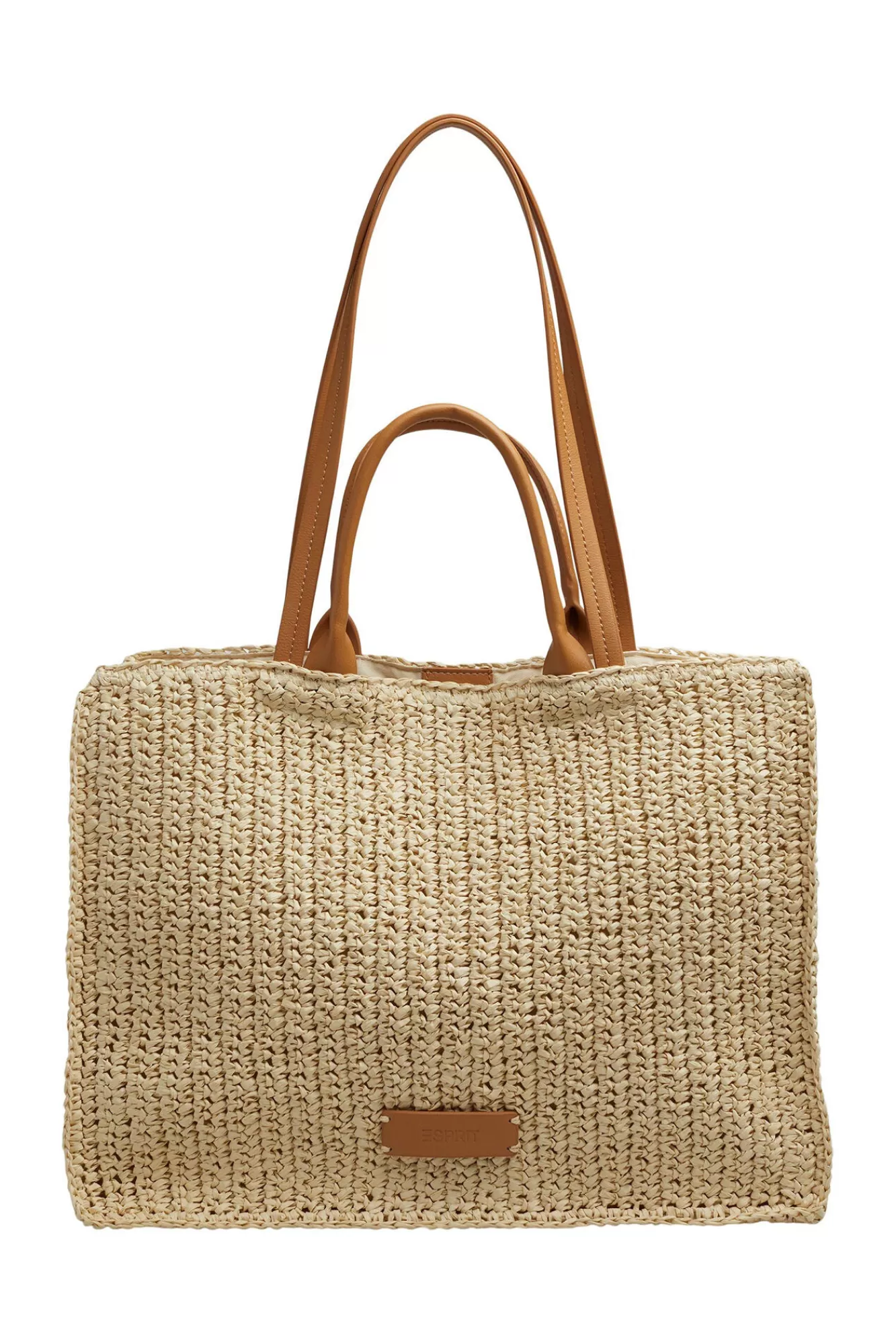 New Esprit Single-Colour Paper Tote Bag Beige