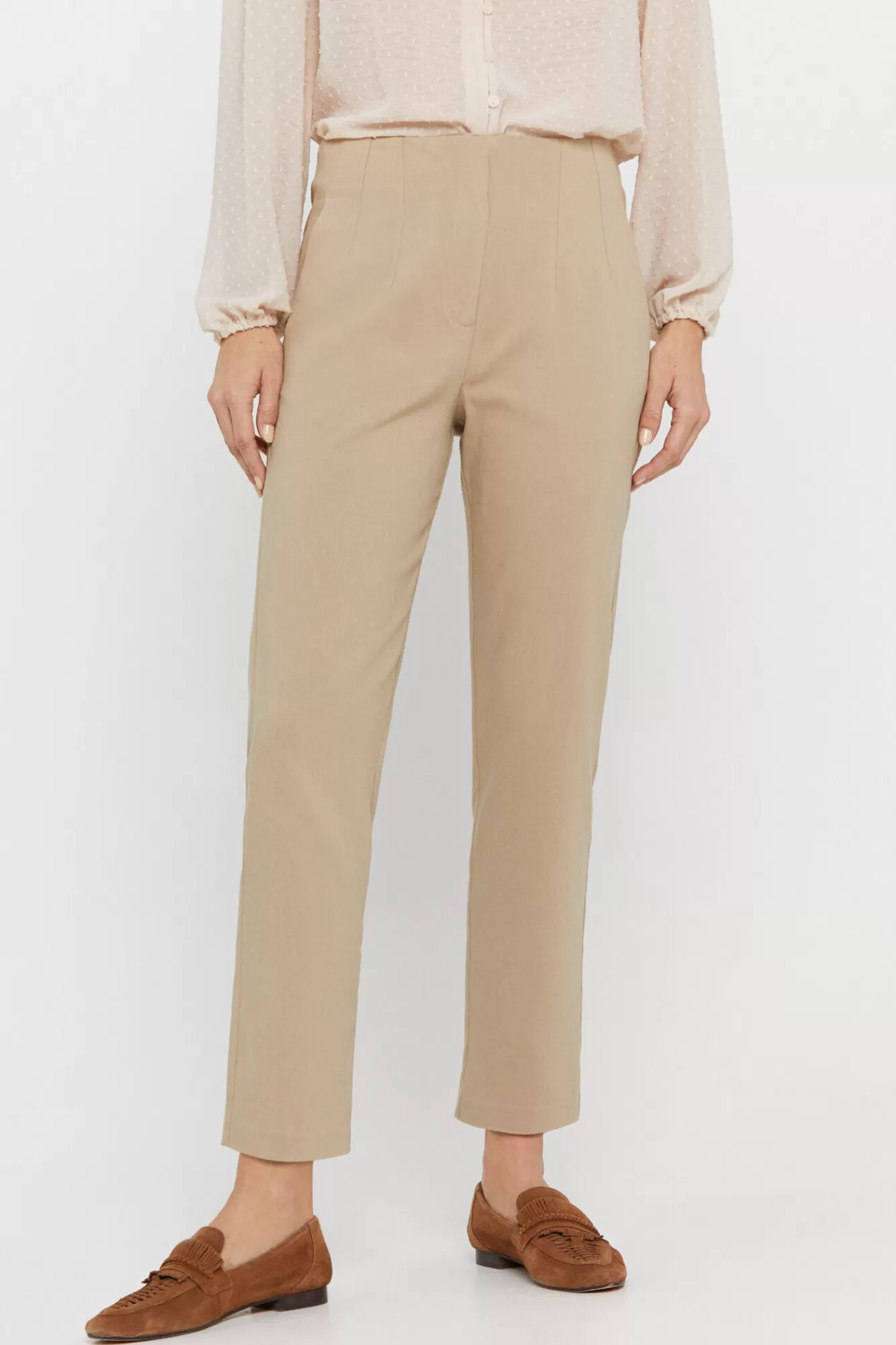 Best Cortefiel Skinny Trousers Nude