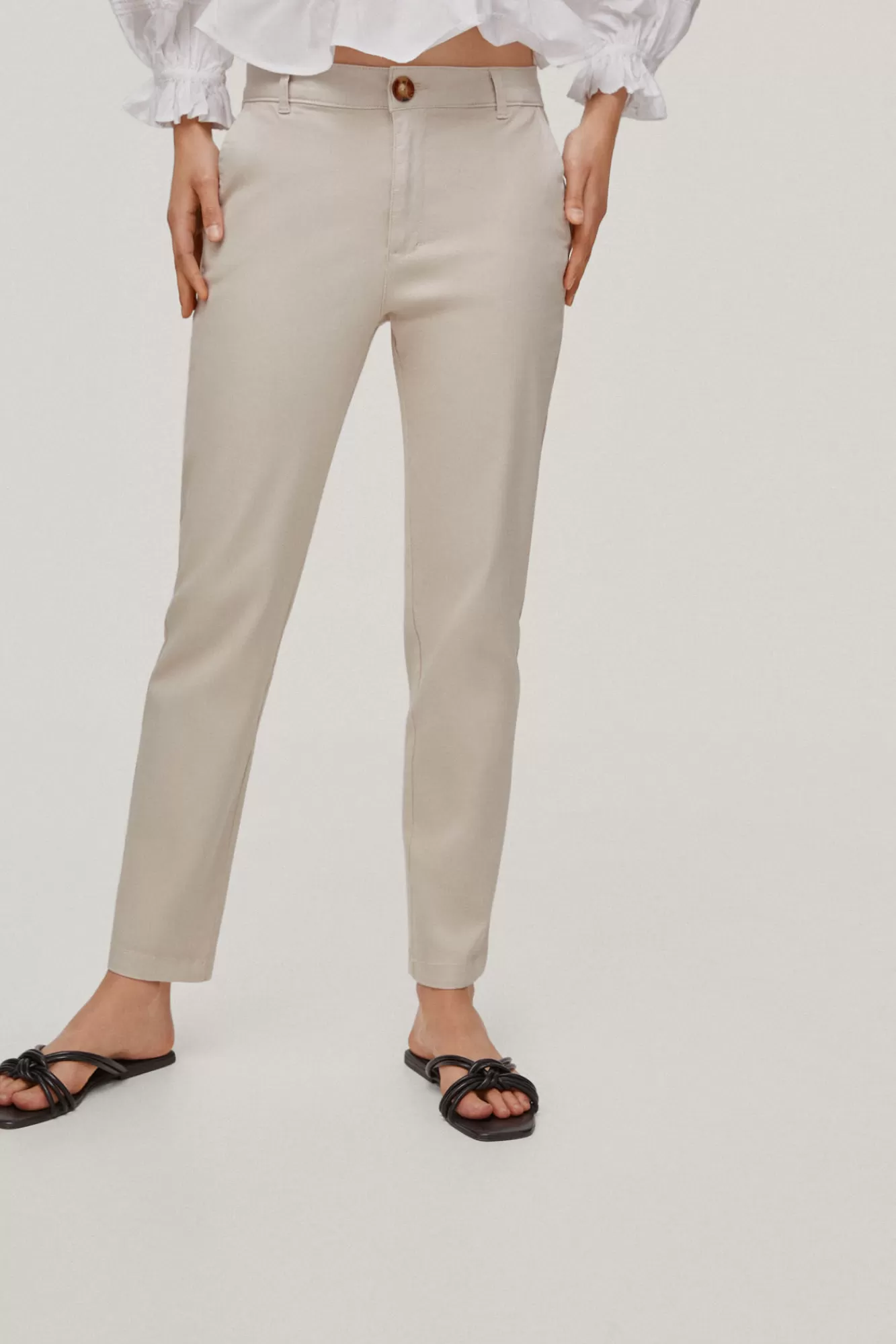 Store Pedro del Hierro Slim Fit Trousers Beige