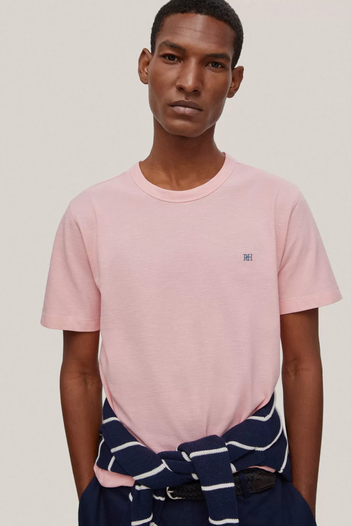 Store Pedro del Hierro Slub Pique T-Shirt Pink