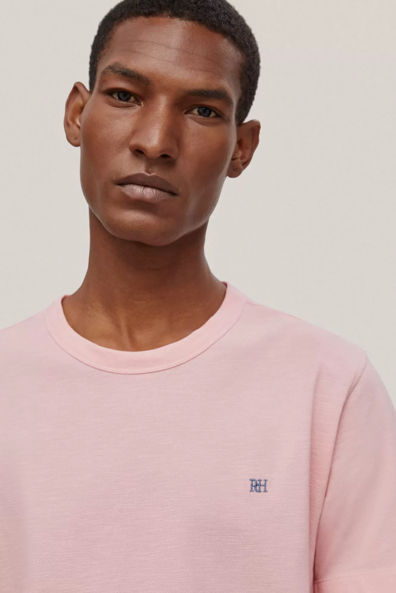 Store Pedro del Hierro Slub Pique T-Shirt Pink