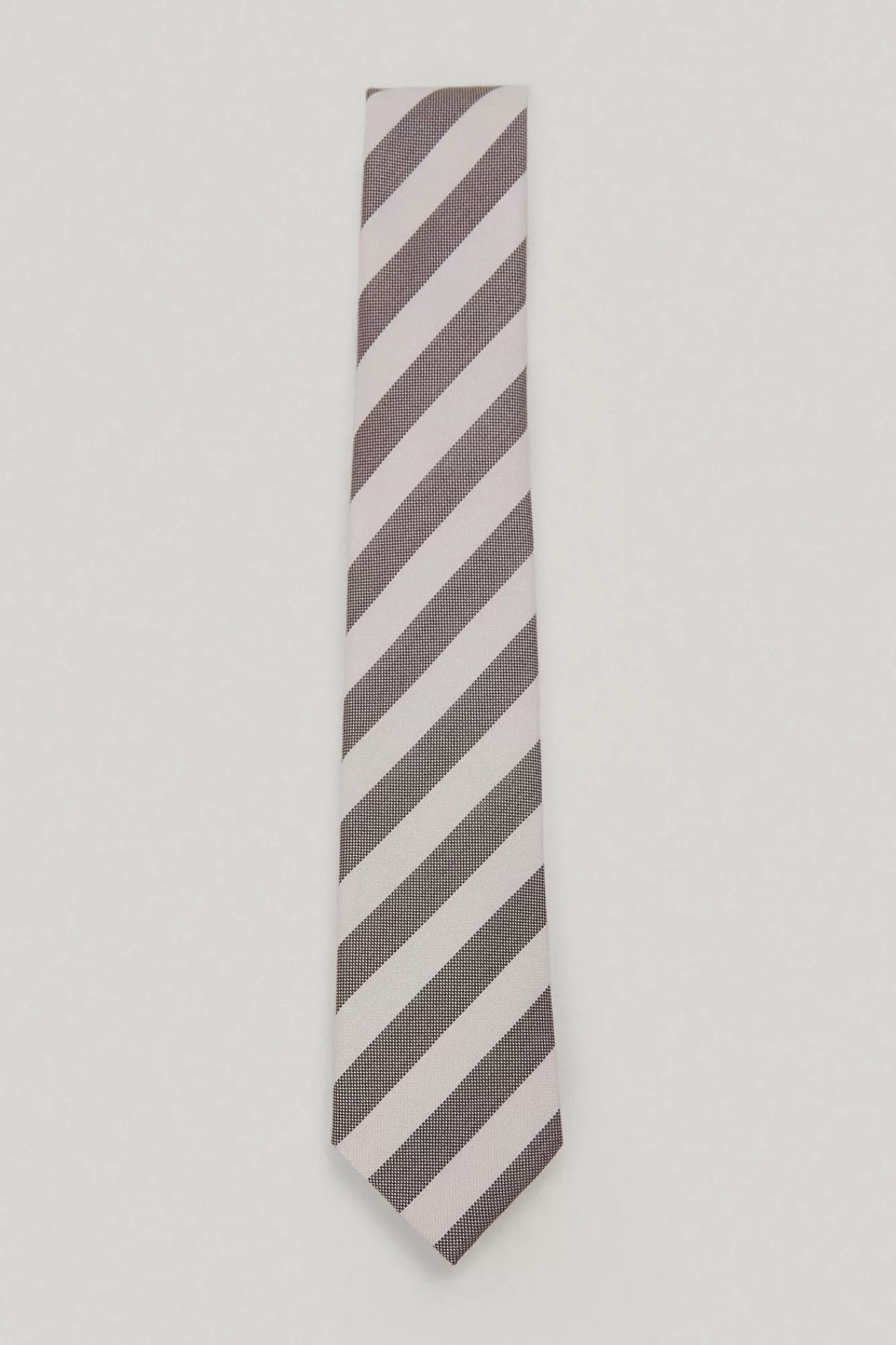 Sale Pedro del Hierro Striped Linen Tie Brown