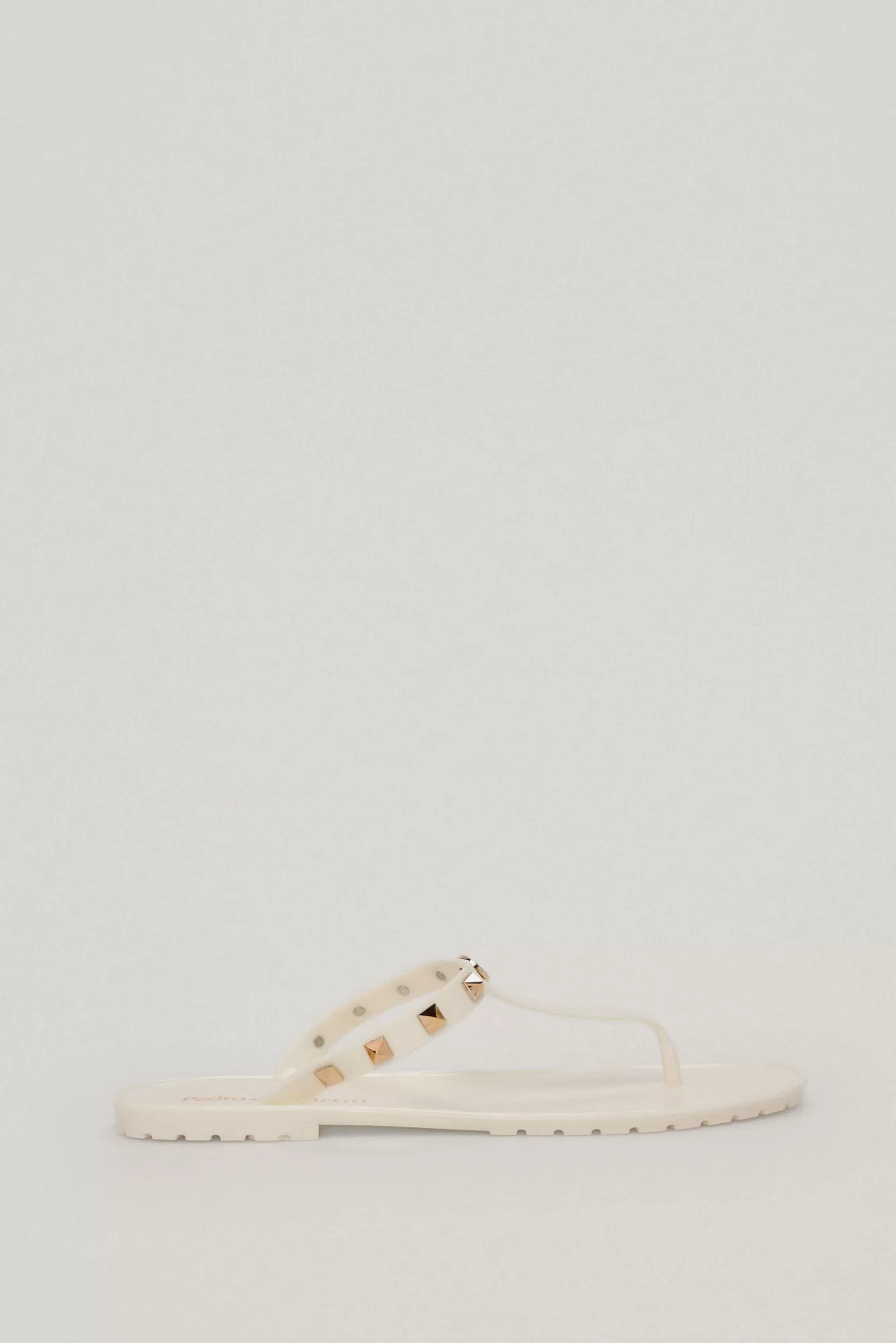 Outlet Pedro del Hierro Studded Flip-Flop White