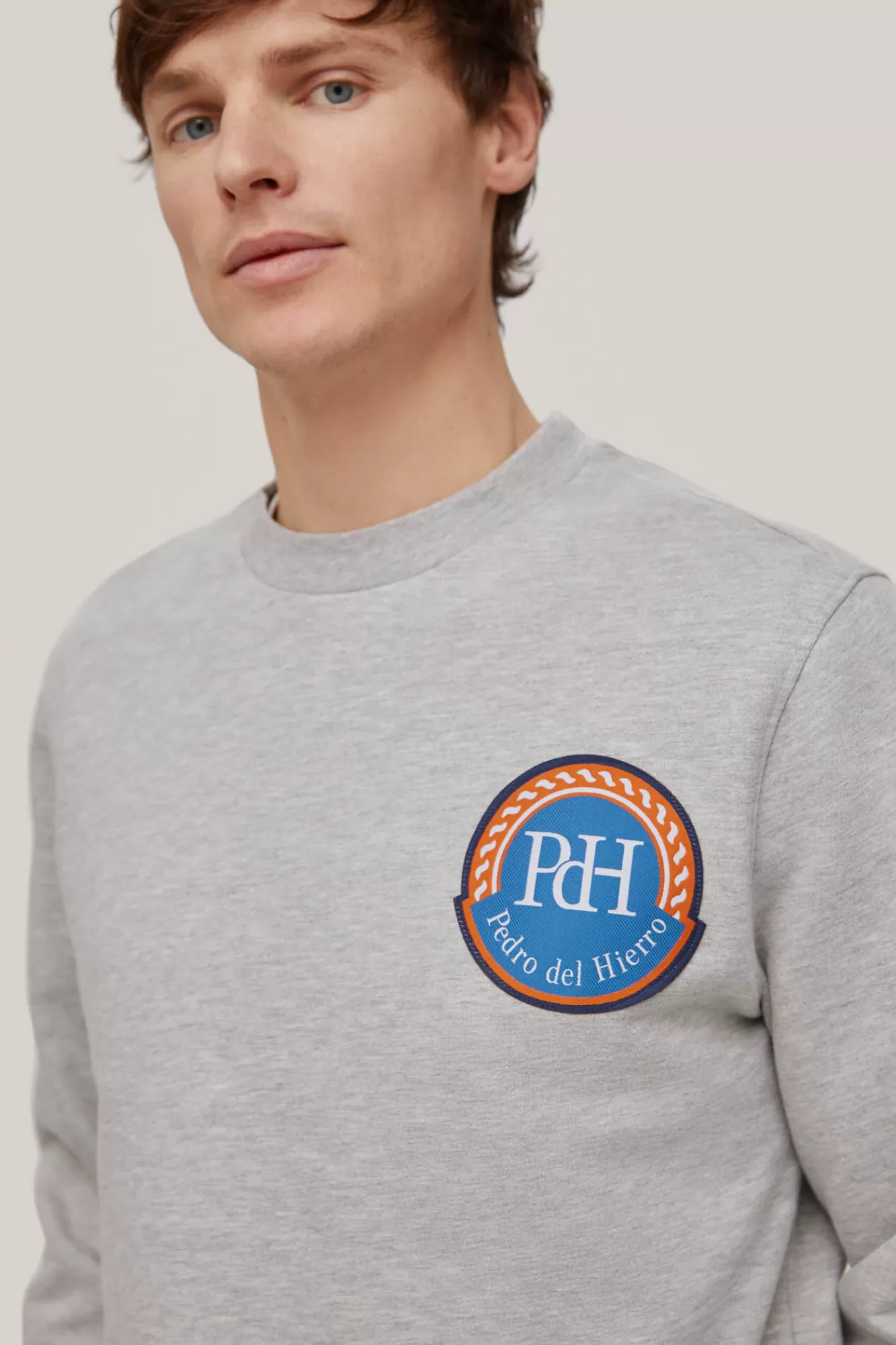 Sale Pedro del Hierro Sudadera Caja Parche Grey