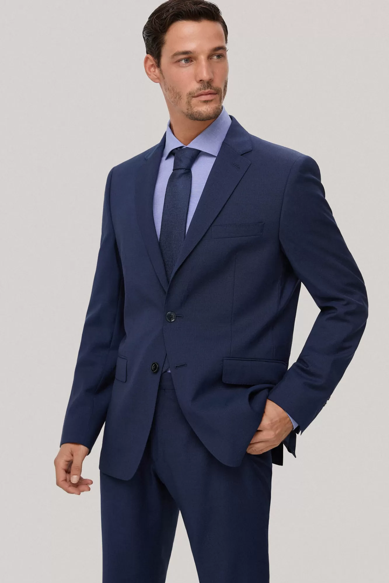 Best Sale Pedro del Hierro Tailored Fit Suit Blazer Blue