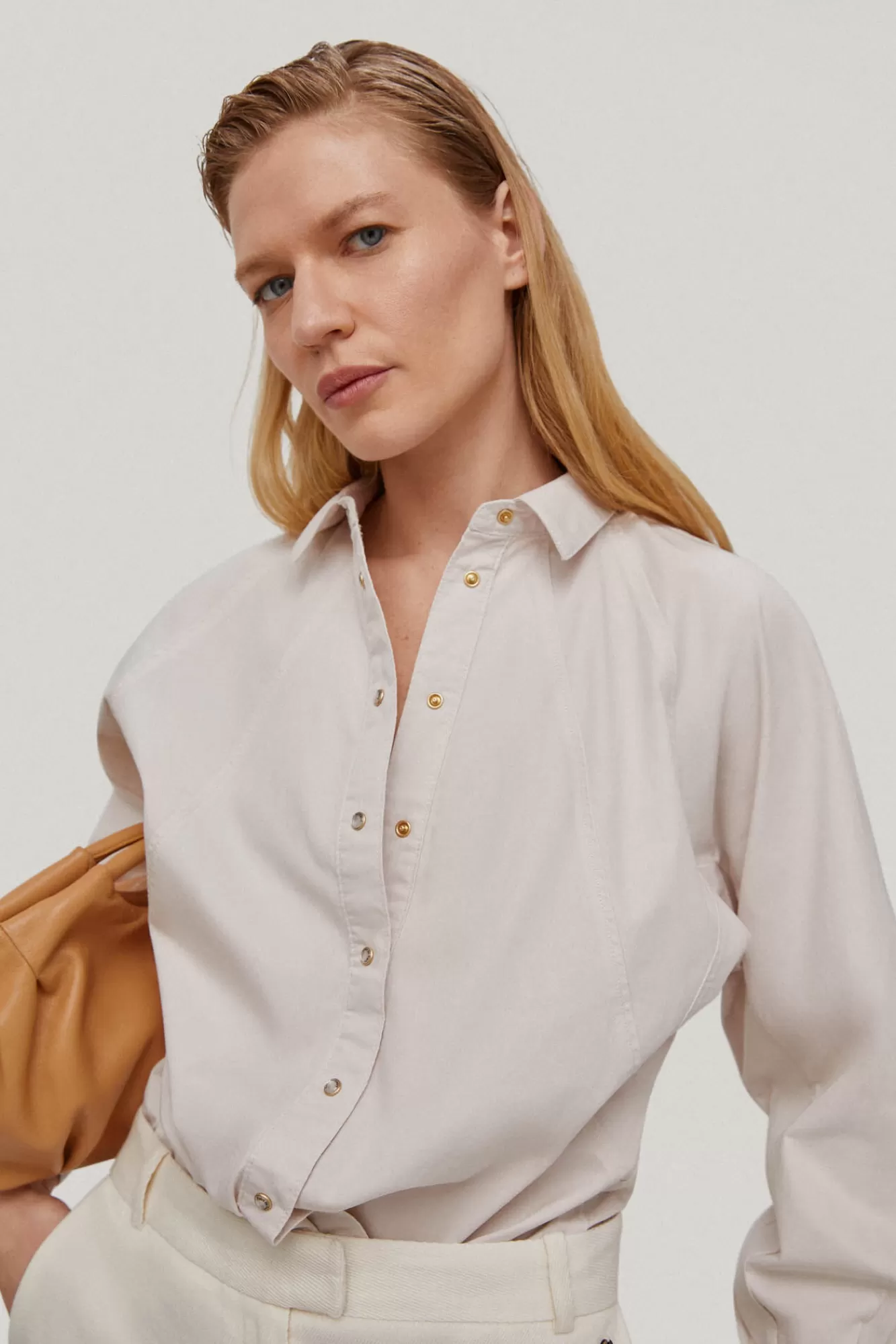 Flash Sale Pedro del Hierro Tencel® Denim Shirt Beige