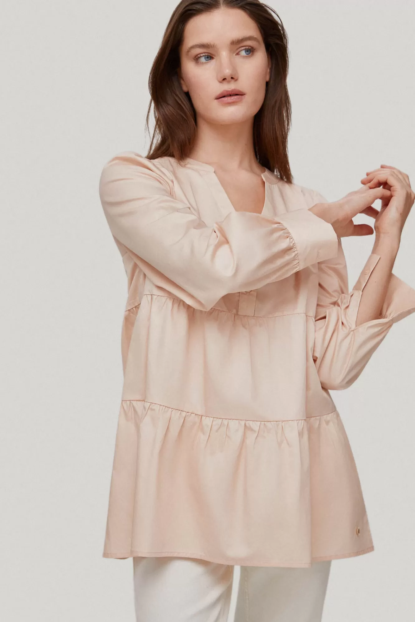 Outlet Pedro del Hierro Tiered Smock Pink