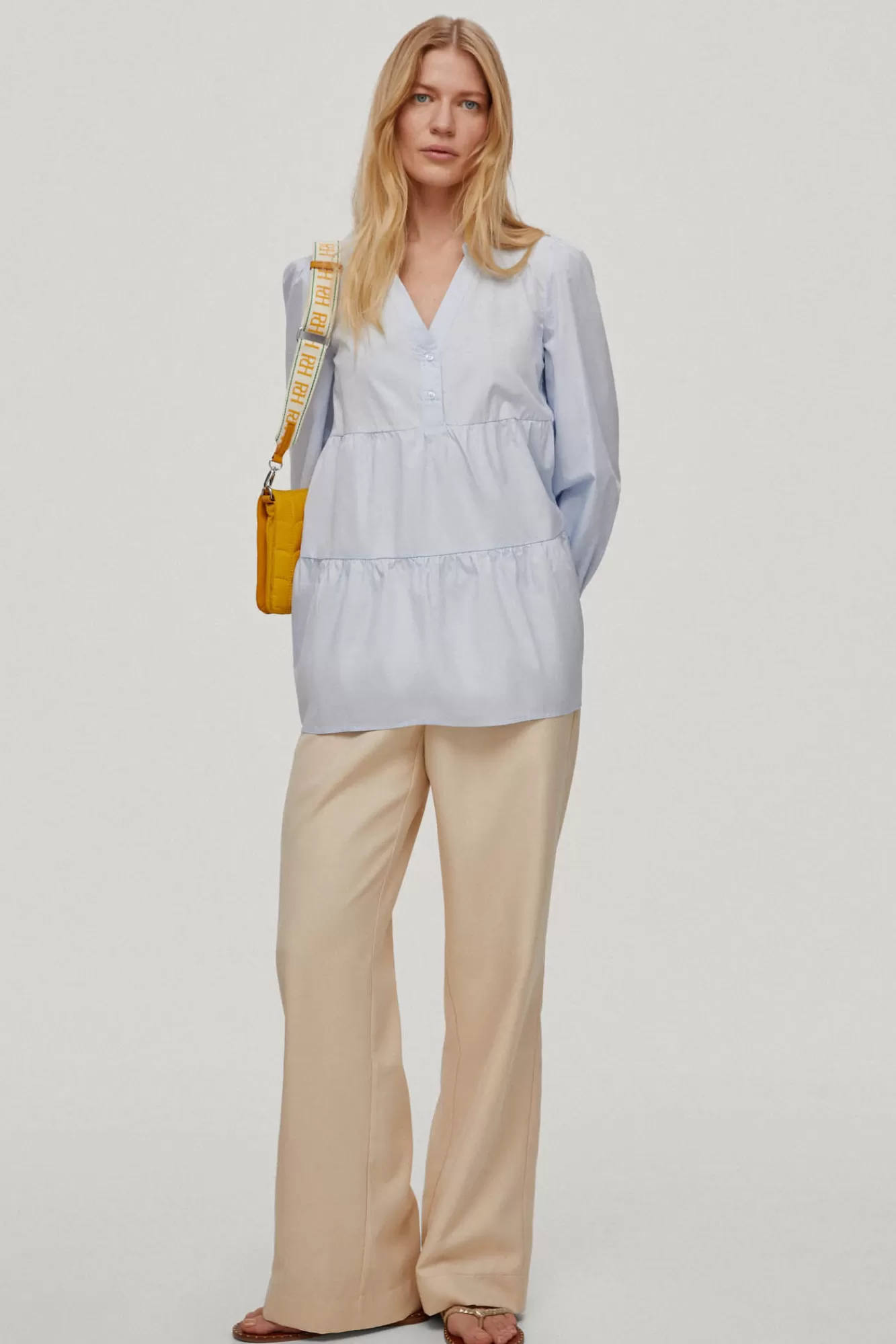 Store Pedro del Hierro Tiered Smock Blue