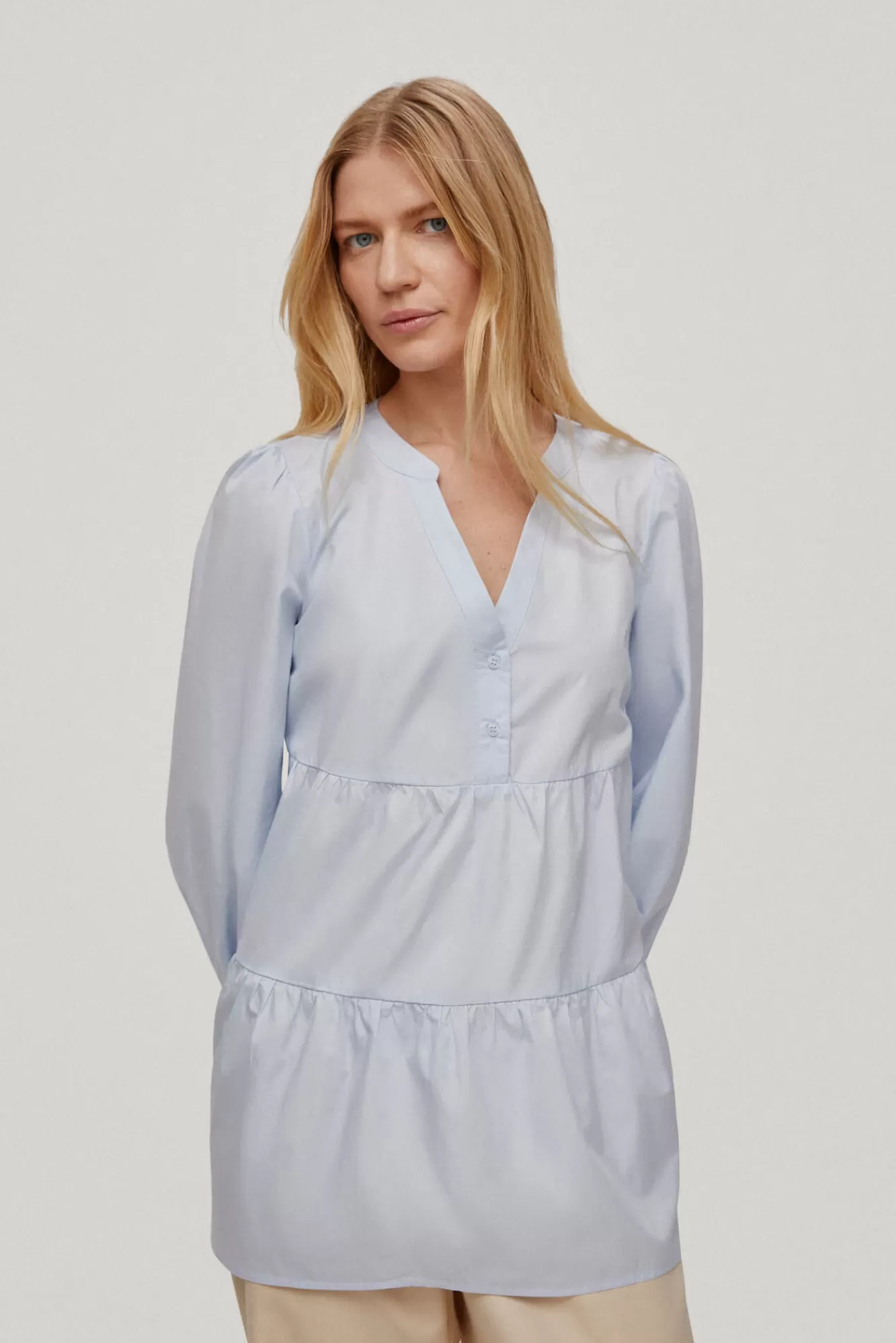 Store Pedro del Hierro Tiered Smock Blue