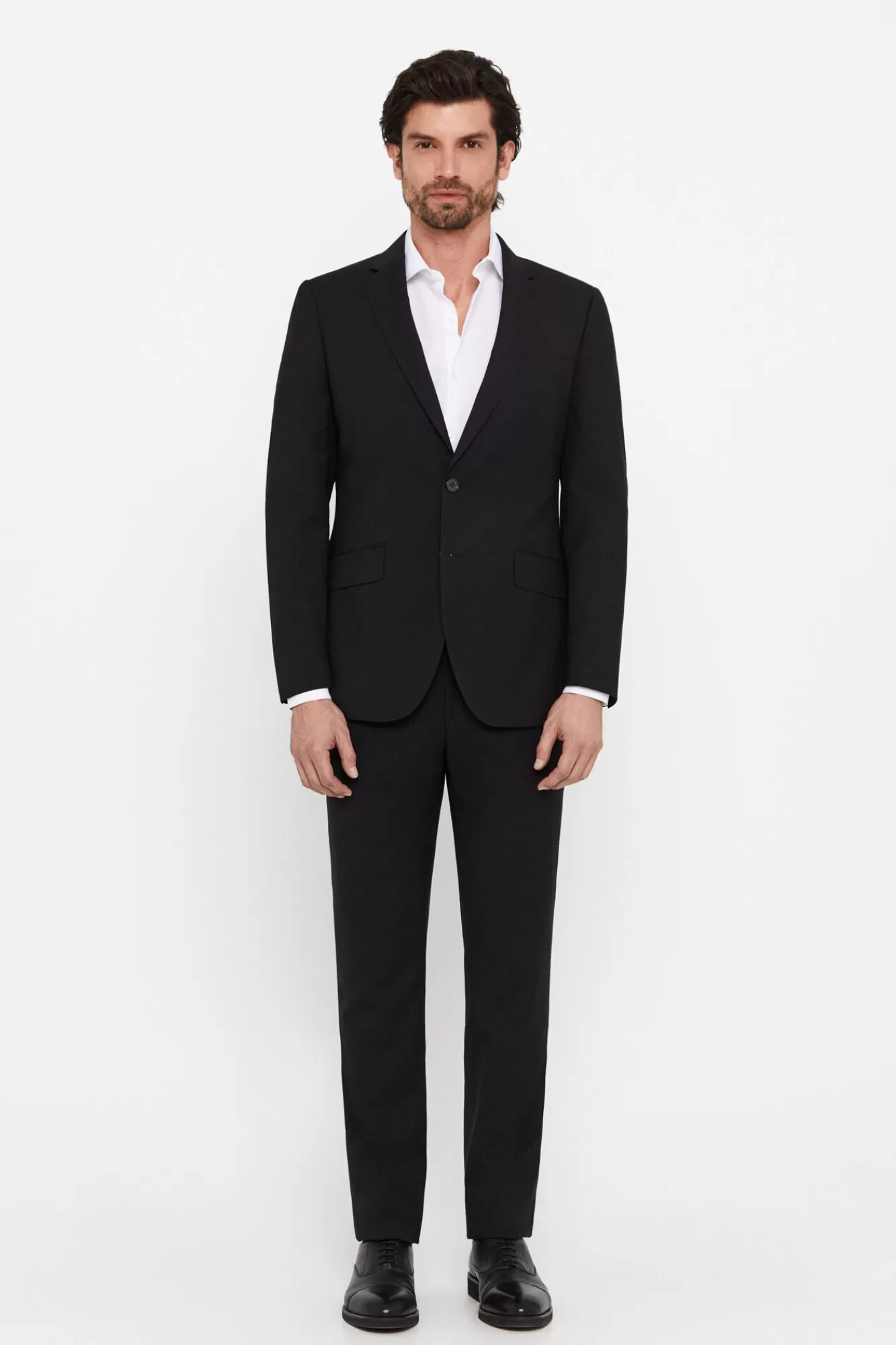 Store Cortefiel Xxi Series Suit Blazer Black